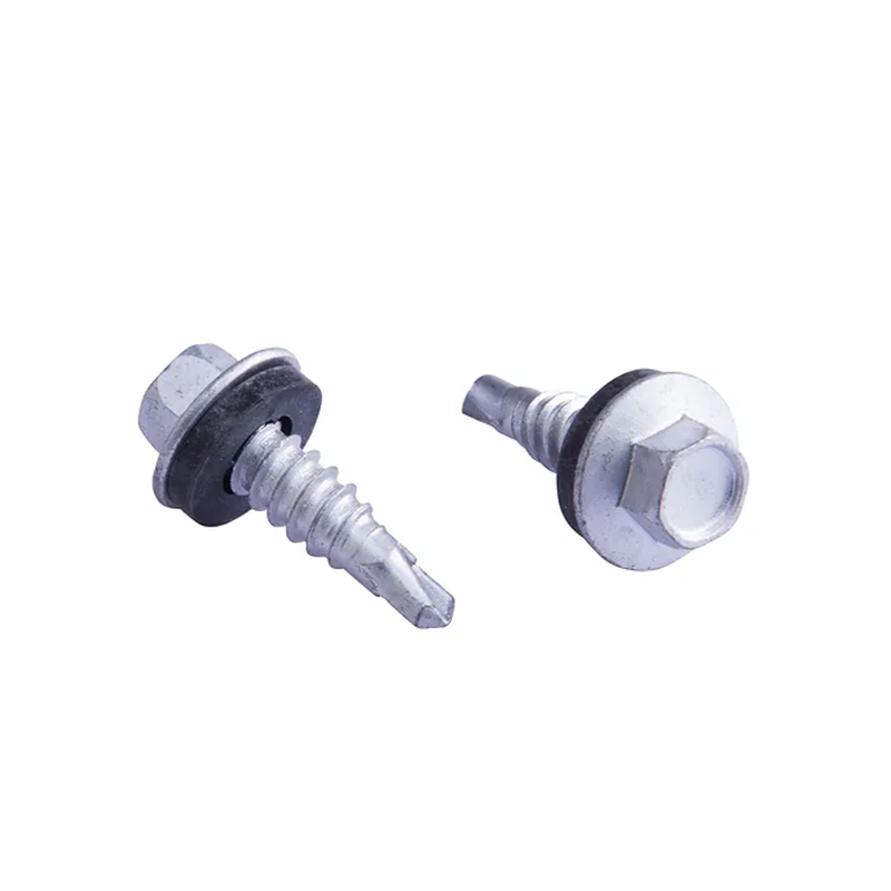 Parafuso autoperfurante com cabeça flangeada hexagonal